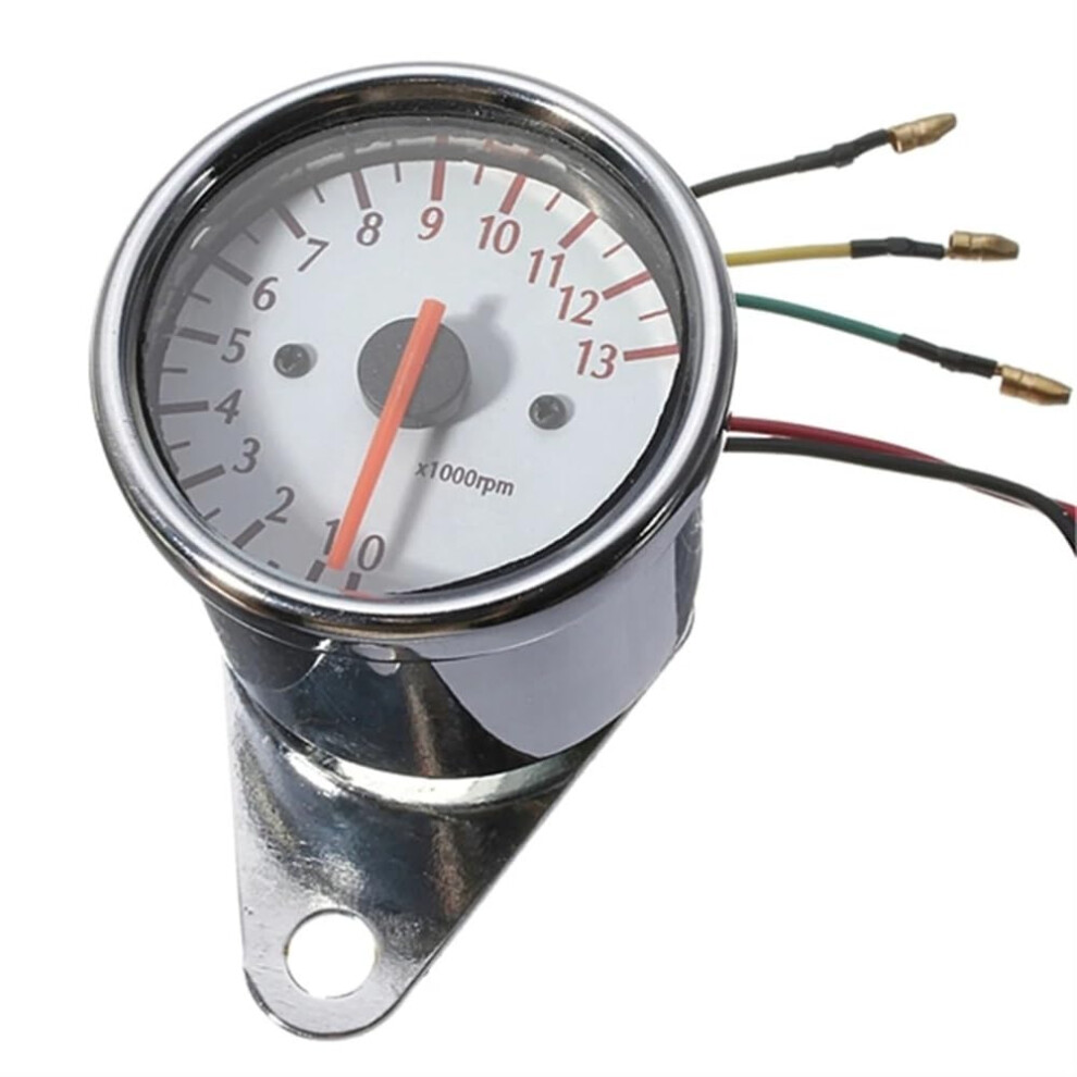 Rev Counter Motorcycle Tachometer Gauge Modified 0-13000 Rpm Analog Odometer Universal Fit 9016109129734
