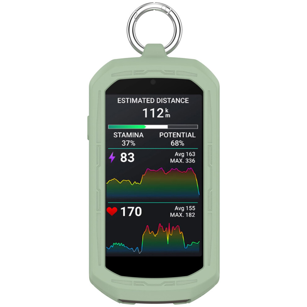 Protective Case For Garmin Edge 1050 Silicone Protective Cover Scratch-Proof Shock-Proof B Style Light Green 9393856031399