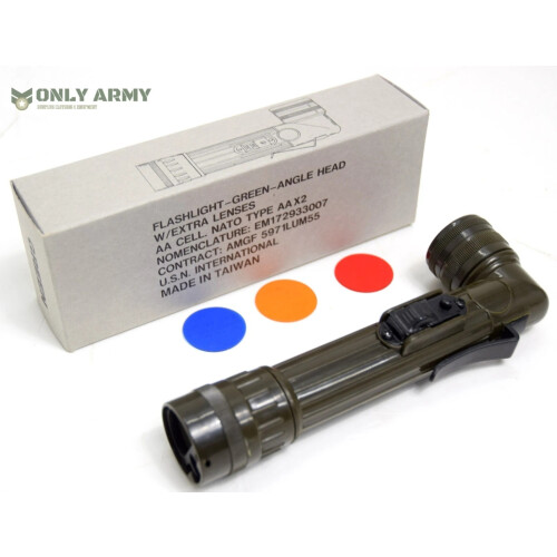 British Army Mini Torch Olive Green Cadet Light 2