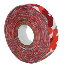 Ice Hockey Cloth Tape 25M Waterproof Non-Slip Sock Tape For Hockey Rod Tapes Golf Poles Ping Pong Rackets Red Camo