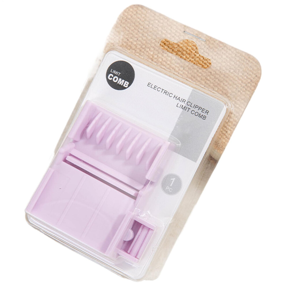 Purple Hair Clipper Combs Guides Limit Comb Set For Home Use Compatible With Most Clippers Precise Guard Sizes