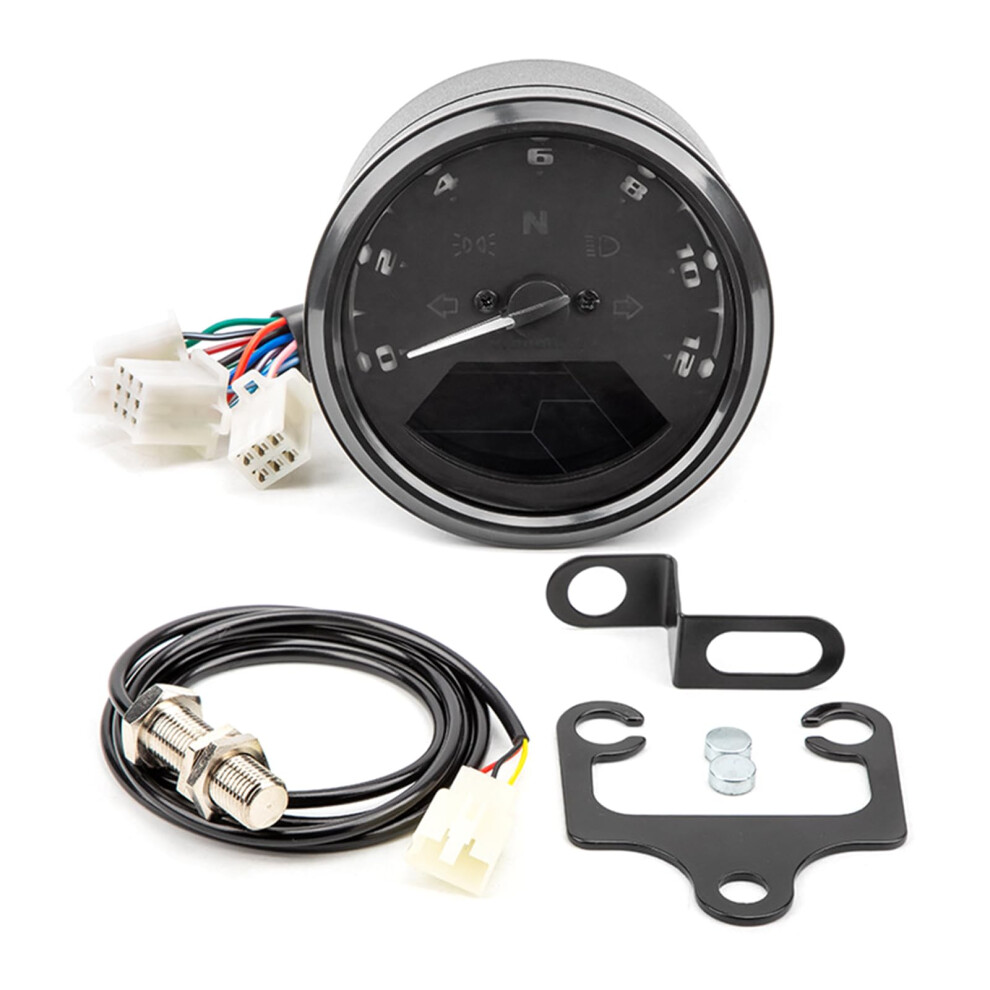 Tachometer Speedometer Accessories for CG125 12V Digital Panel Waterproof Motorcycle Gauge Kit-image-OPC-PKSBY9D-NEW