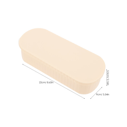 Portable Plastic Makeup Brush Cleaner Box for Home Assorted Colors 1