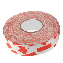 Hockey Protective Tape 2.5 Cm X 25 M Patterned Red For Hockey Sticks, Pole Pads, Badminton Poles, Sport Safety