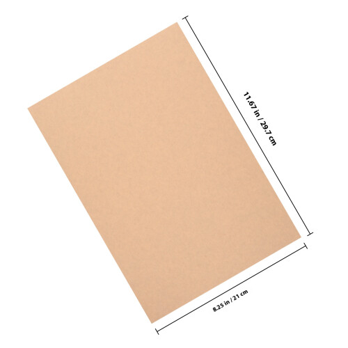 Papier Étiquette Auto-Adhésive Kraft Jaune Pour Imprimantes 1