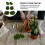 6Pcs Simulated Moss Stones For Plant Wall Microlandscape Green 11