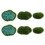 6Pcs Simulated Moss Stones For Plant Wall Microlandscape Green 4