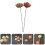 2St Gedroogde Bloemstuk Elegant Voor En Bruiloft 3