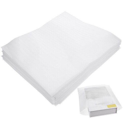 100pcs foam wrap sheet cushion for glasses dishes cups packaging