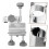 fishing pole clip multi-function chair accessory umbrella holder 10