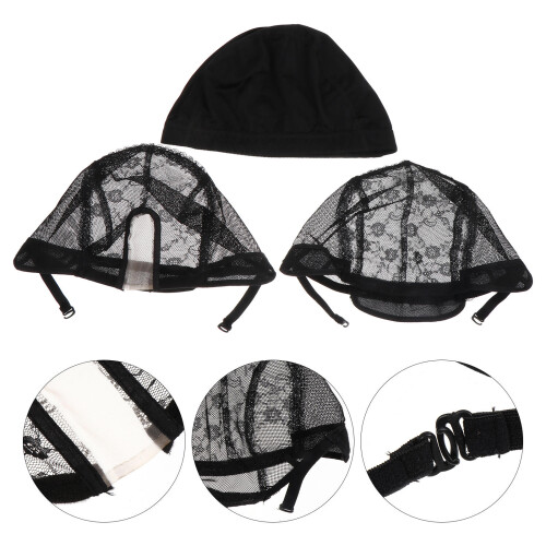 3St Elastische Premium Net Cap Voor Haarverzorging En Decoratie 2