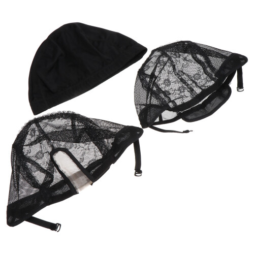 3St Elastische Premium Net Cap Voor Haarverzorging En Decoratie