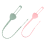 2pcs silicone pacifier safety straps stretchable teether chains 5