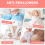 2pcs silicone pacifier safety straps stretchable teether chains 11