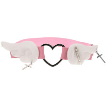 adjustable stretch women leg garter with angel wing bridal accessory