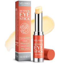 VELAMO ADVANCED Retinol Eye Balm Stick with Bakuchiol: Under Eye Cream for Dark Circles and Puffiness - Anti Aging Reduces Fine Lines Wrinkles Under