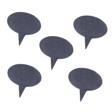 5Pcs Garden Markers Plant Labels Cake Cheese Toppers
