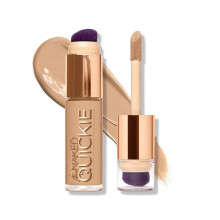 Urban Decay Quickie 24HR teljes fedokpessgu vzll korrektor (40WY - kzepesen meleg srga) termszetes matt felletu, hidratl E-vitamin, ktvg