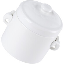 Ceramische stoofpot met voor en stoofschotels