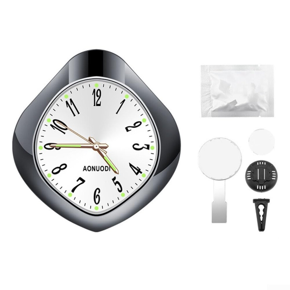 Space Saving Electronic Car Clock With Aromatherapy And Night Glow Model F Compact Dashboard Clock 9016109130402