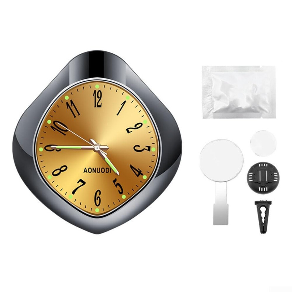 Space Saving Electronic Car Clock Model E Aromatherapy Night Glow Compact Car Interior Clock 9016109130471