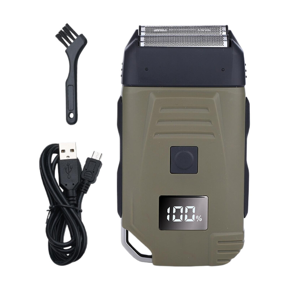 Hair Clipper Shaver Beard Trimmer For Men Portable Haircut Kit With Protective Net Waterproof Beard Grooming Kit
