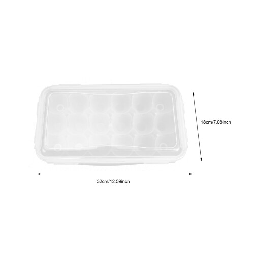 1Refrigerator Egg Organizer Plastic Multi-Compartiment Box 1