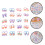 40St Kinder Haarbandjes Resin Elastische Haaraccessoires Voor 4