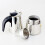Stainless Steel Coffee Pot 450ml For Home Cafe Silver 7
