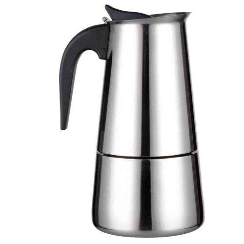 Stainless Steel Coffee Pot 450ml For Home Cafe Silver