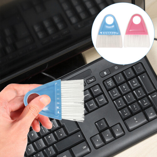 2Sets Desktop Borstel En Stoffer Set Met Flexibele Voor Thuis 1
