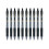 Pilot Pilot G2 Chapiled Gel Ink Roller Ball Ball Bold Point Black 10-Pack (31237) 1