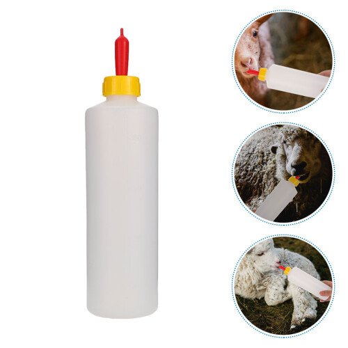 goat nursing bottle with pacifier for livestock feeding reusable 2