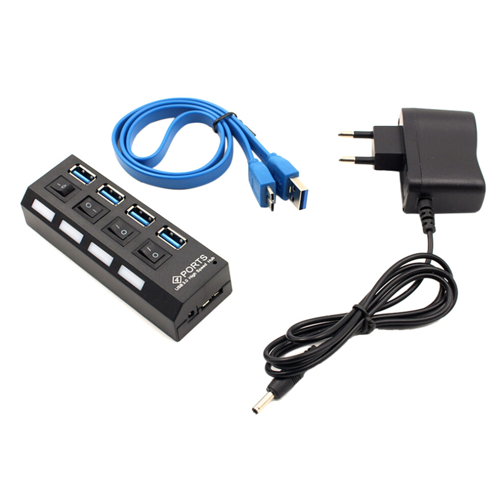 4-Port Usb 3.0 Hub With Leds And Individual Control 3303533634153