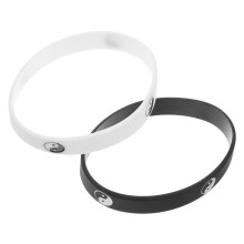 2 Tai Silicone Polsbanden Yin Yang Feng Shui