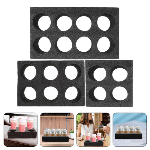 3pcs portable milk tea cup holders for beverage packing 1