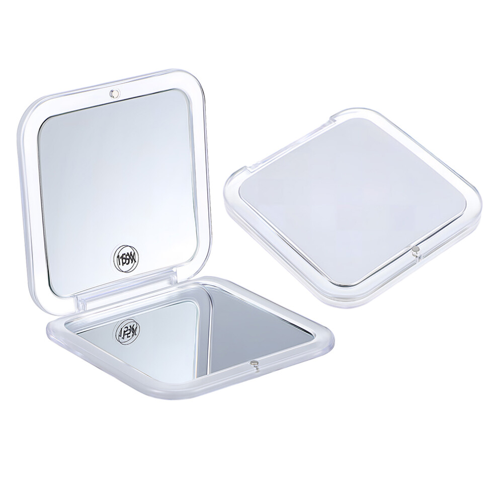 Villcase Compact 2-Sided Magnifying Makeup Mirror 15X 1X Foldable For Travel