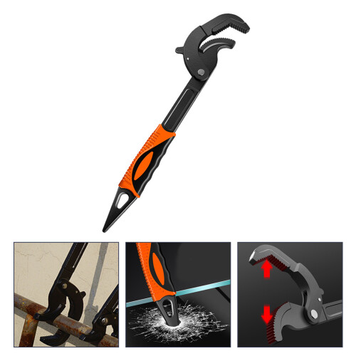 Adjustable Self-Locking Universal Pipe Wrench 14-30mm 2