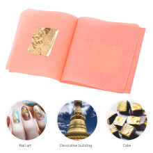 10pcs 2.5x2.5cm edible gold foil paper for paint, makeup, crafting