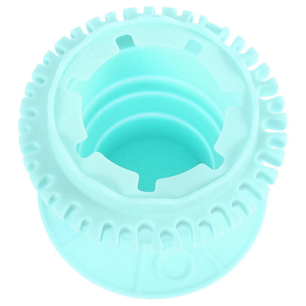 Vaguelly Silicone Makeup Sponge Cleaning Box With Foldable Cleaner