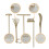 5pcs sand smoothing rake for micro landscape decoration hand tools 4