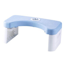 foldable footstool for bathroom toilet household use sky blue