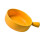 Round Ceramic Baking Plate With Handle For Home Kitchen Use Yellow 8