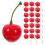 45Pcs Realistic Fake Cherry Fruit Red Plastic Foam Decor 1