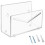 clear acrylic desktop organizer for office letters and envelopes 1