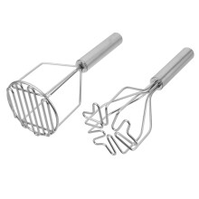 2 pcs stainless steel potato ricer and vegetable masher kitchen tools
