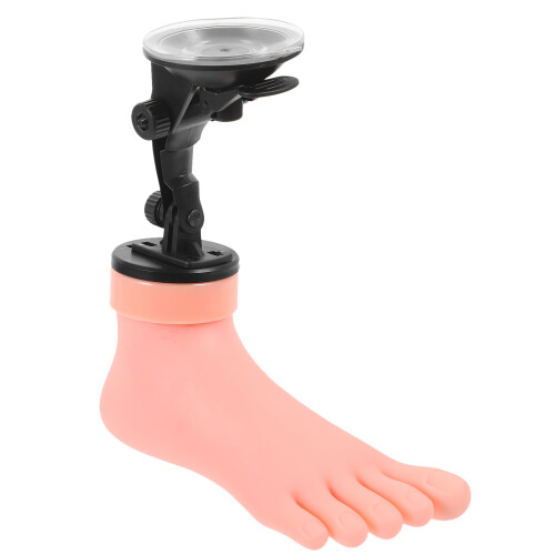 adjustable suction cup nail art practice foot for manicure training