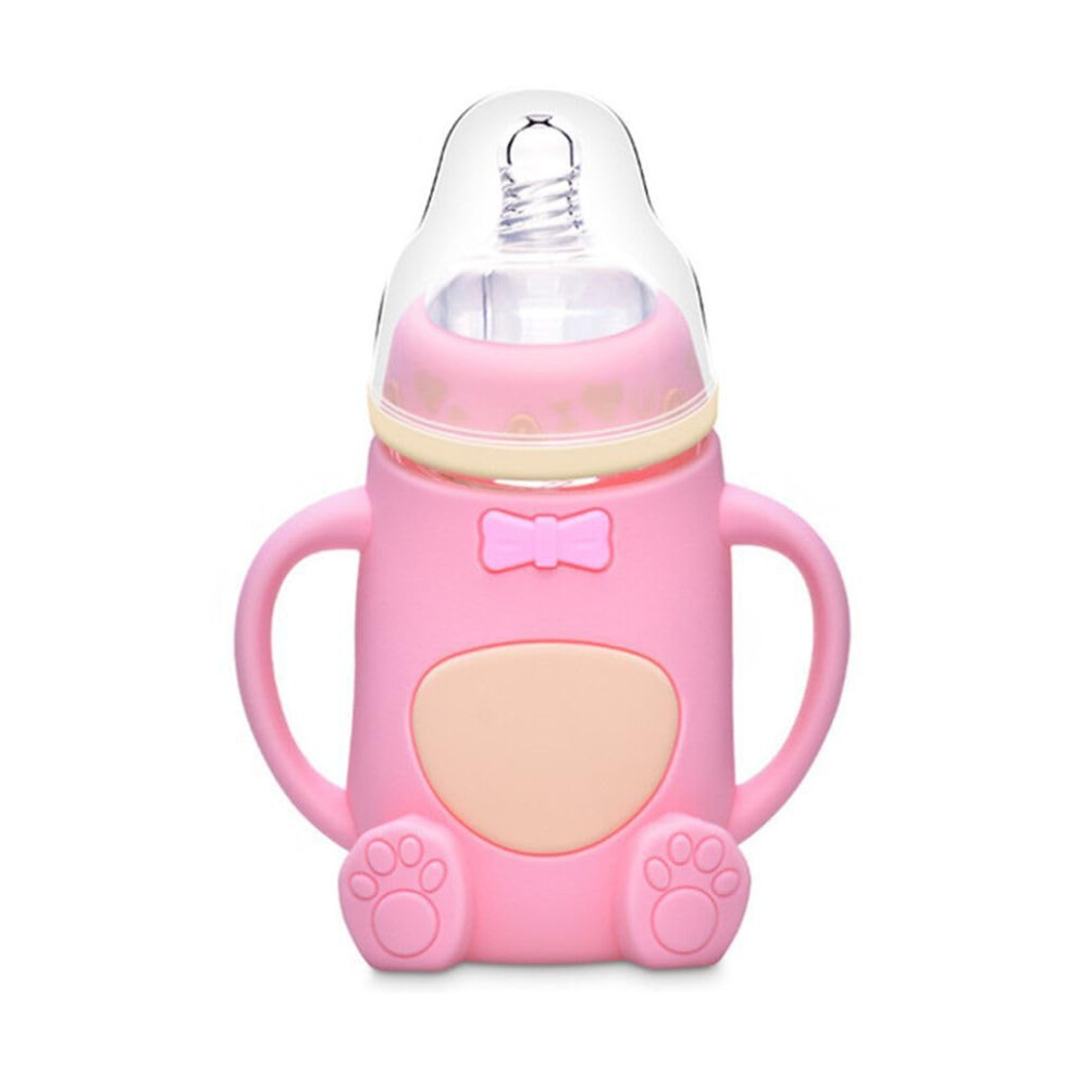 Anti-Flatulence Milk Bottle For Babies, High Temperature Resistant, Clear Scale Baby Feeding Bottle
