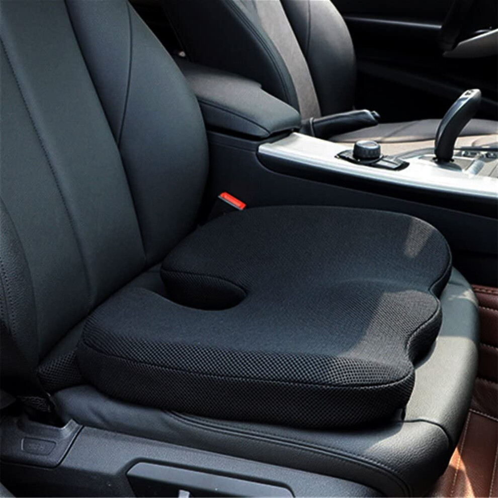 Universal Car Seat Cushion Memory Foam Driving Pad For Cars Office Chair Wheelchair Coccyx Tailbone Pain Relief 9354506981310