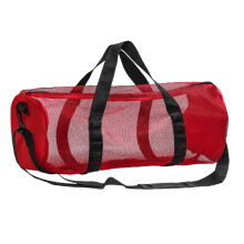 Generic Mesh Gym Bag Large-Capacity Scuba Gear Duffle With Adjustable Shoulder Strap Waterproof Bottom Ventilated Design